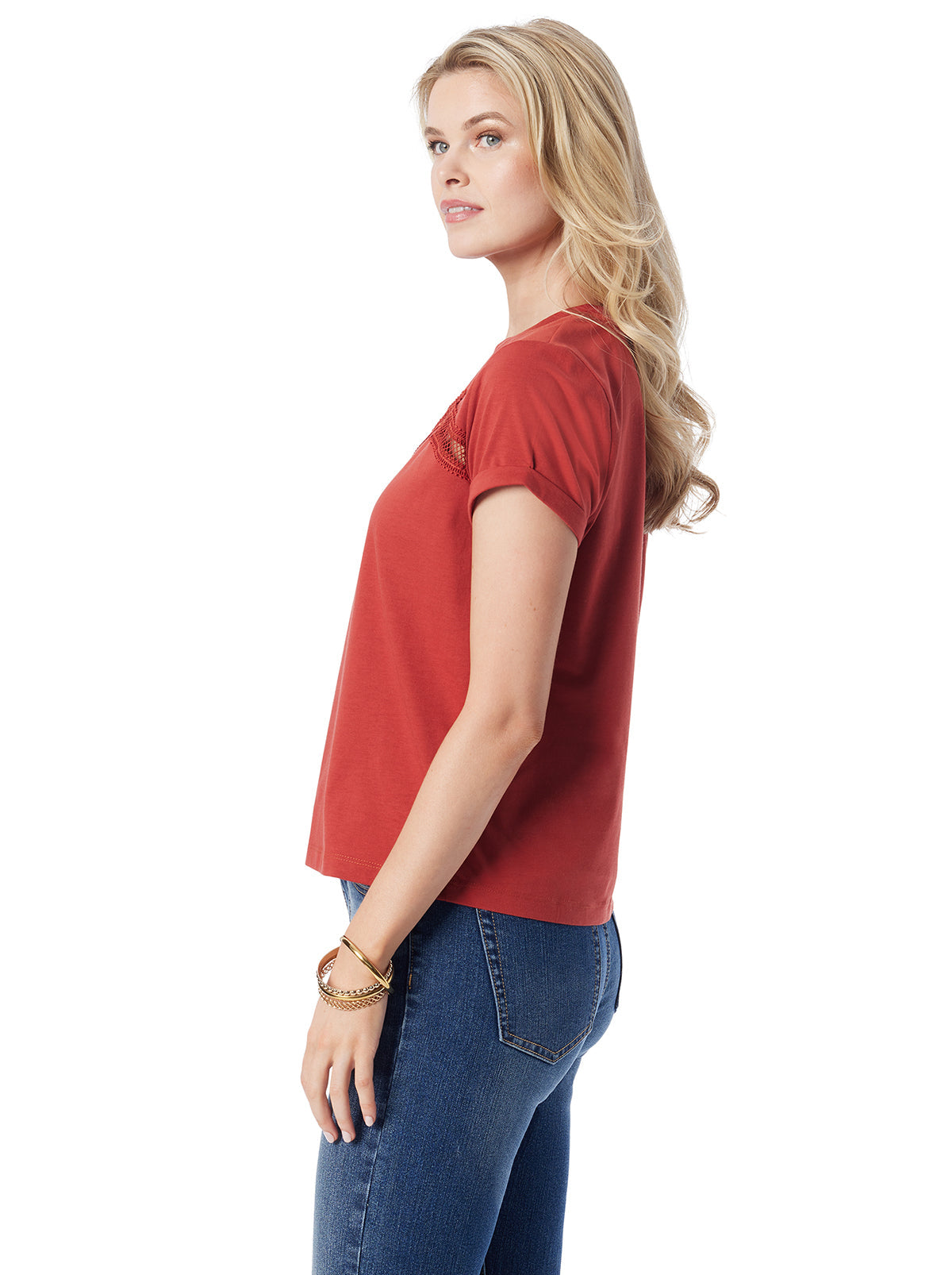 Valeriya Tee in Chili Oil | Jessica Simpson Women
