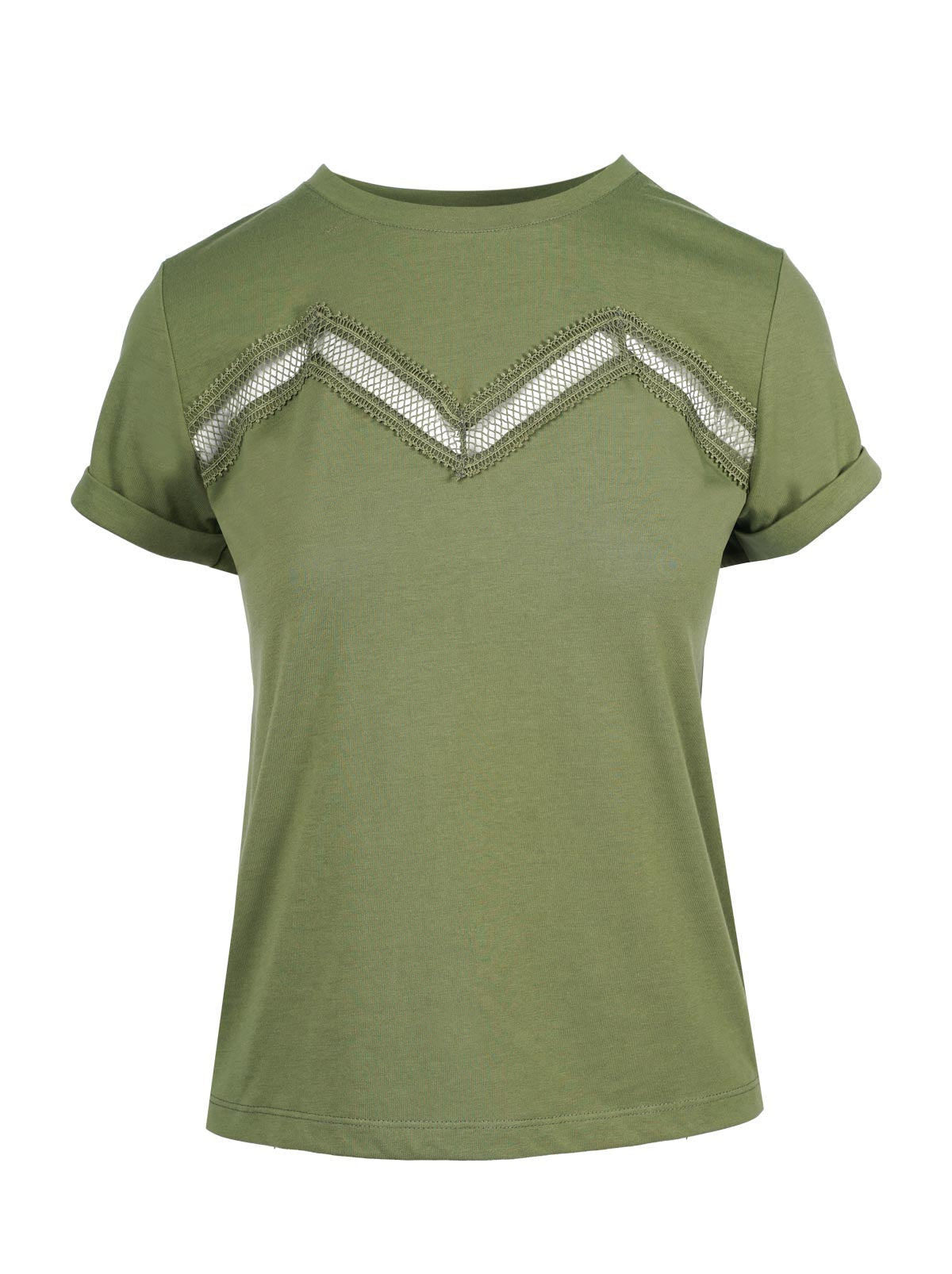 Valeriya Tee in Bronze Green | Jessica Simpson Women