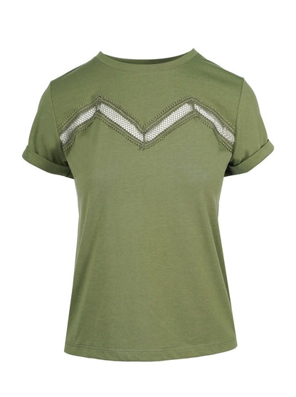 Valeriya Tee in Bronze Green | Jessica Simpson Women