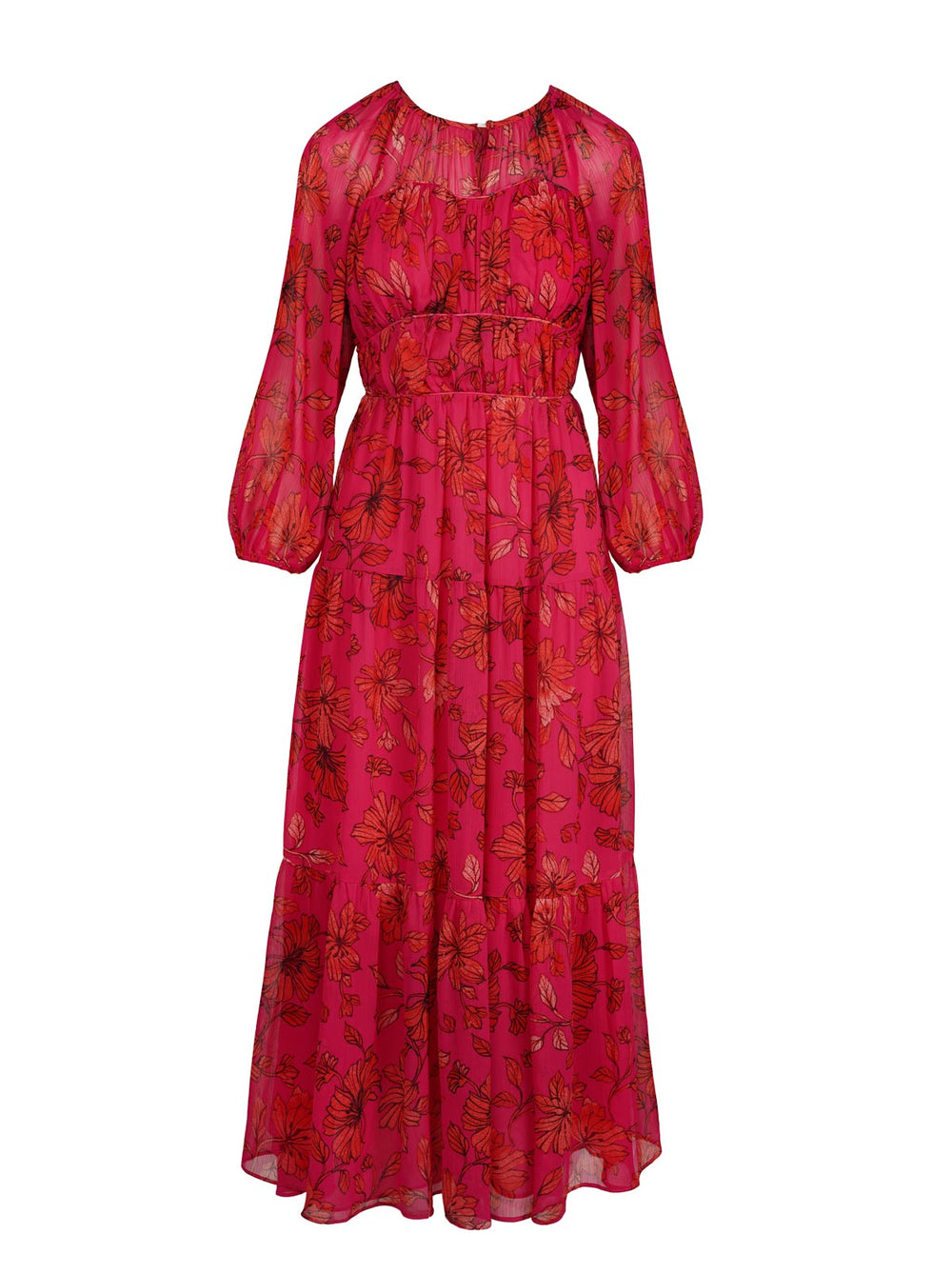 Sasha Maxi Dress in Outlined Blossoms | Jessica Simpson Women