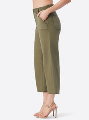 Wide Leg Chino in Bronze Green | Jessica Simpson Women