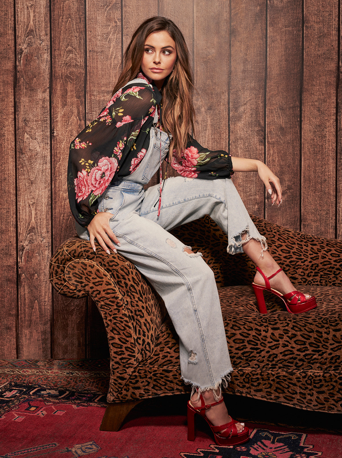 Doris Blouse in Sketchy Roses | Jessica Simpson Women