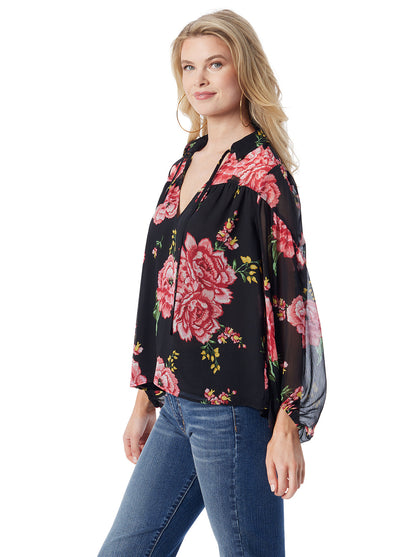 Doris Blouse in Sketchy Roses | Jessica Simpson Women