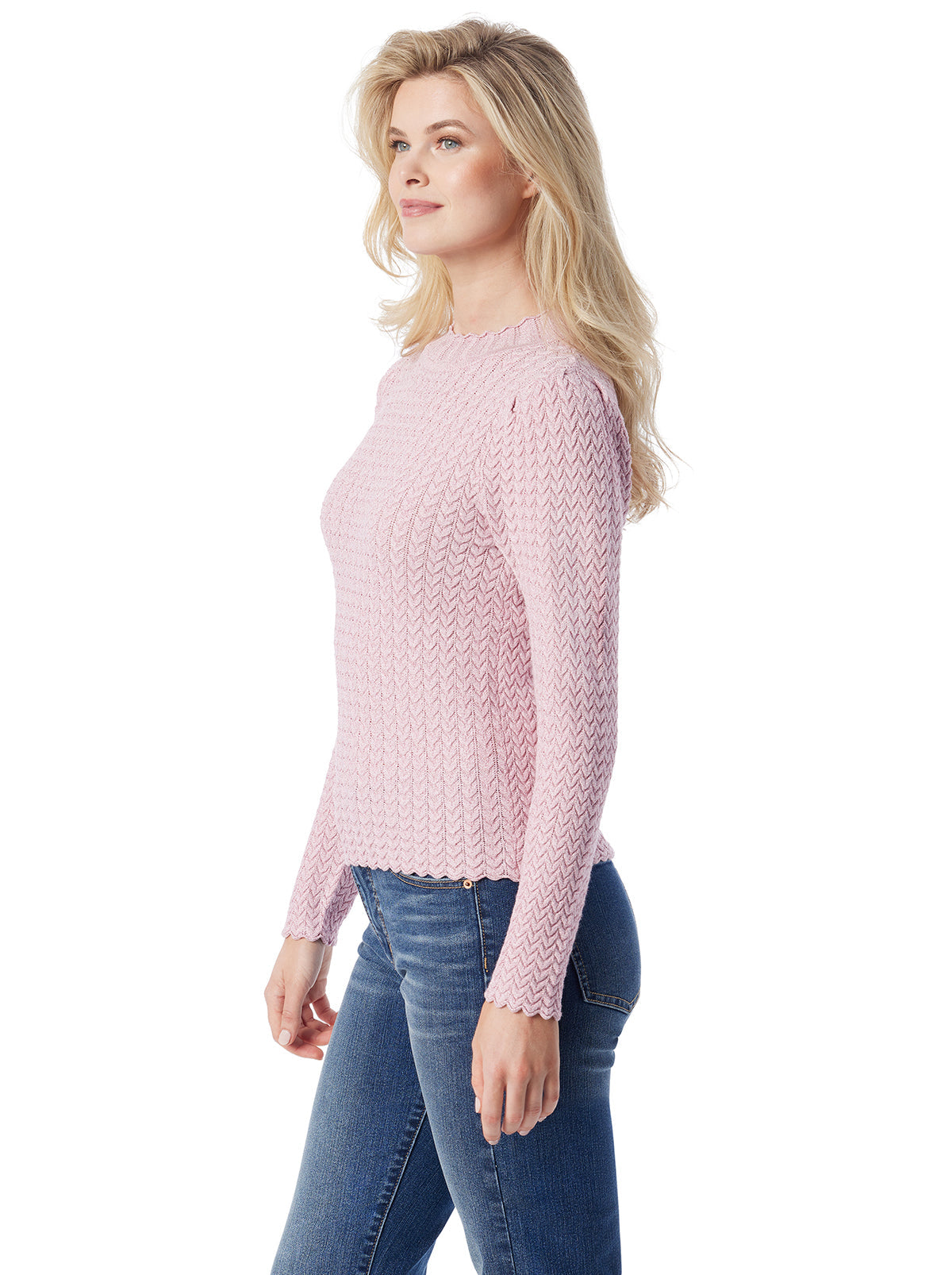 Camilla Sweater in Silver Pink | Jessica Simpson Women