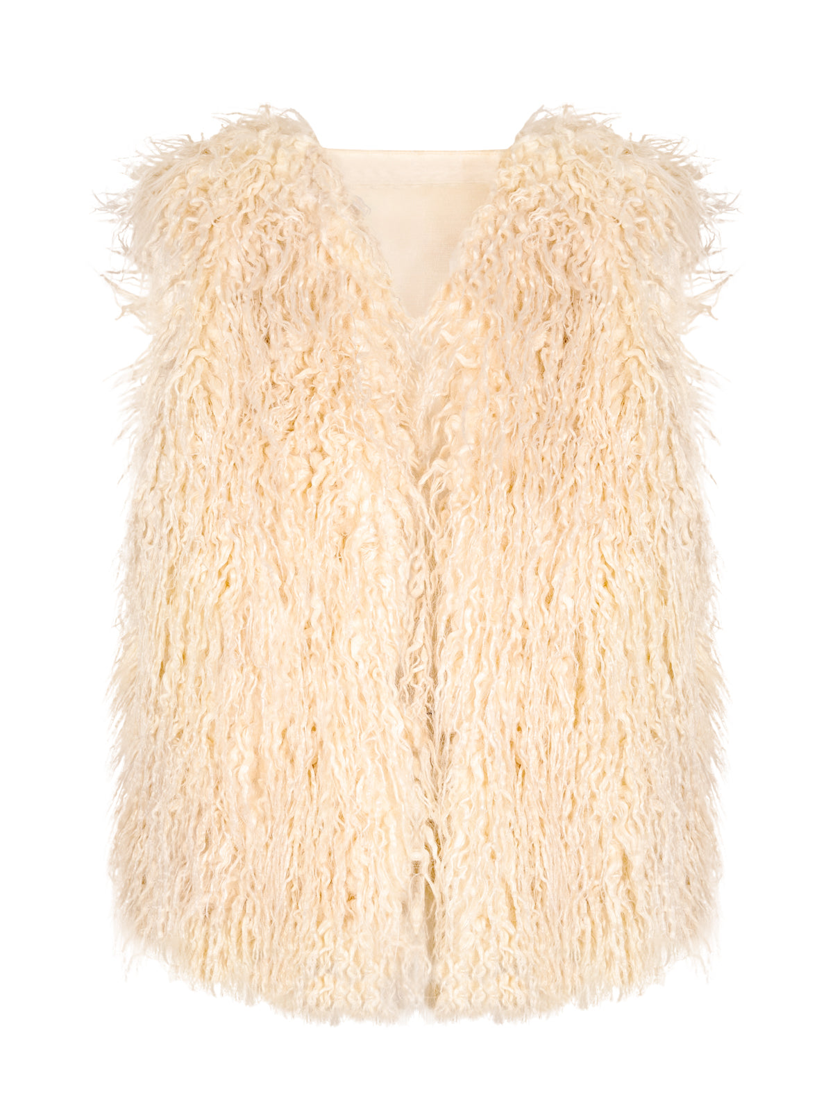 Fur Vest in Gardenia | Jessica Simpson Women