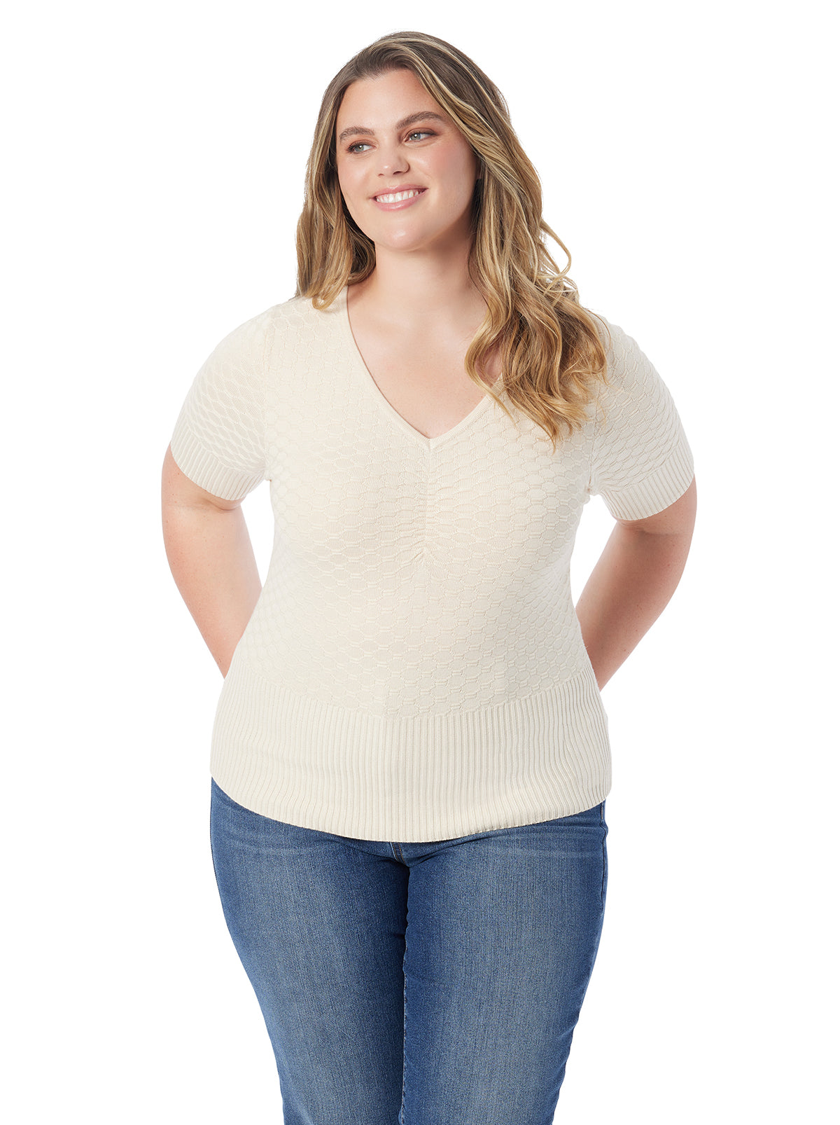 Imani Top in Parchment | Jessica Simpson Women