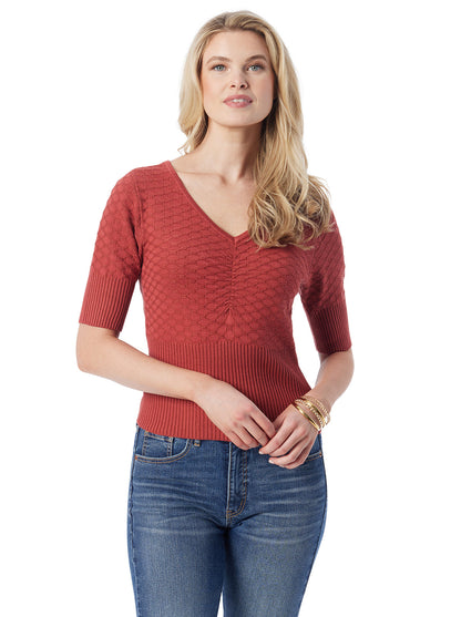 Imani Top in Chili Oil | Jessica Simpson Women