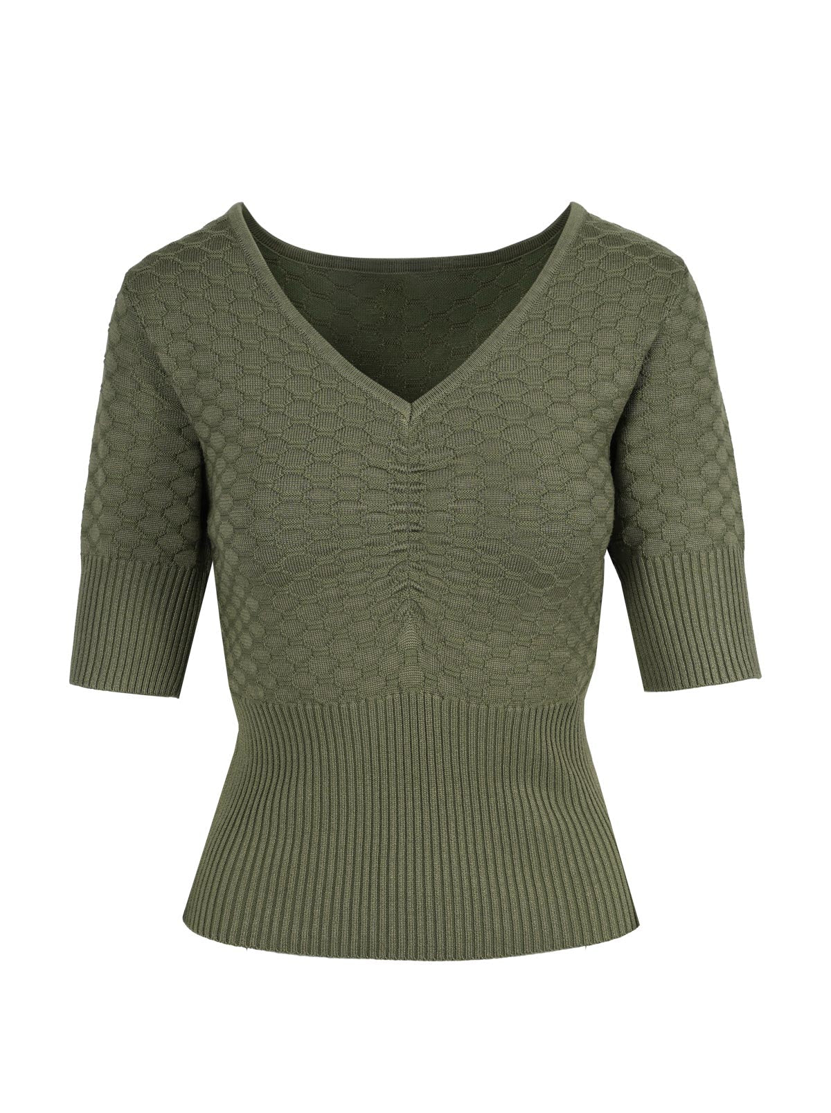 Imani Top in Bronze Green | Jessica Simpson Women