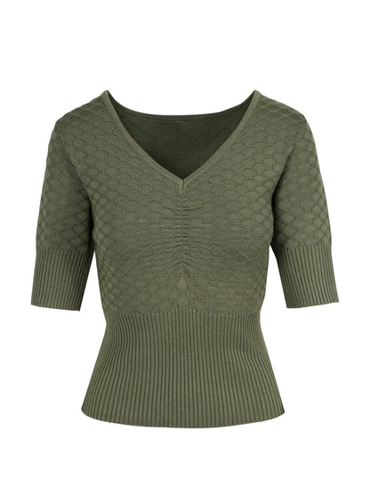 Imani Top in Bronze Green | Jessica Simpson Women