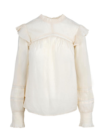 Elsiana Ruffle Top in Parchment | Jessica Simpson Women