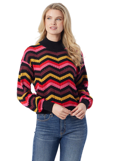 Farai Sweater in Striped Multi | Jessica Simpson Women