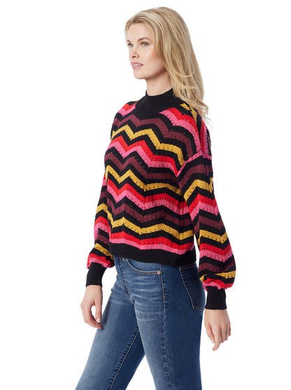 Farai Sweater in Striped Multi | Jessica Simpson Women