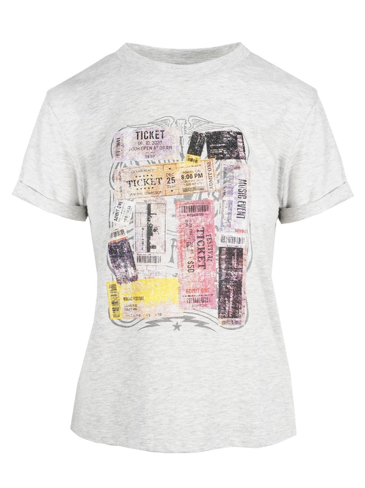 Ike Tee in Light Heather Grey | Jessica Simpson Women