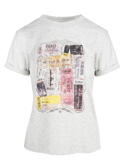 Ike Tee in Light Heather Grey | Jessica Simpson Women
