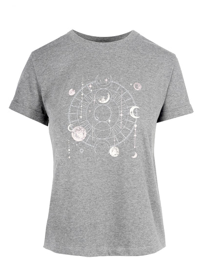 Ike Tee in Dark Heather Grey | Jessica Simpson Women