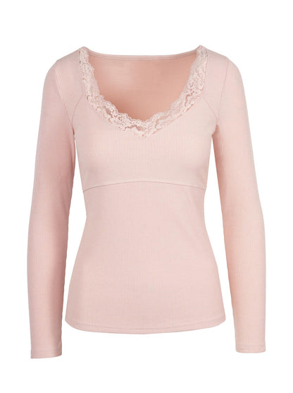 Abbey Sweatheart Top in Silver Pink | Jessica Simpson Women