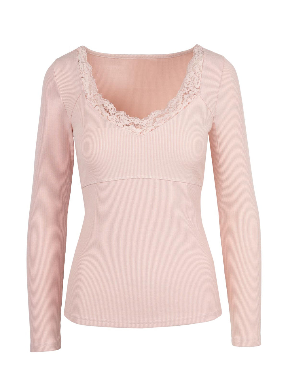 Abbey Sweatheart Top in Silver Pink | Jessica Simpson Women