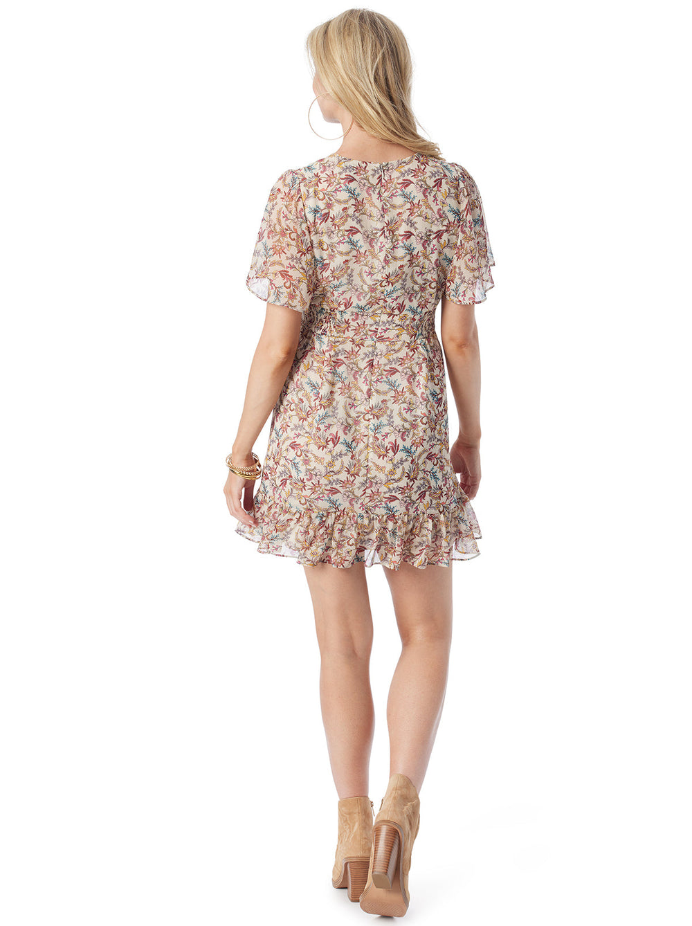 Lottie Dress in Cartoon Florals | Jessica Simpson Women