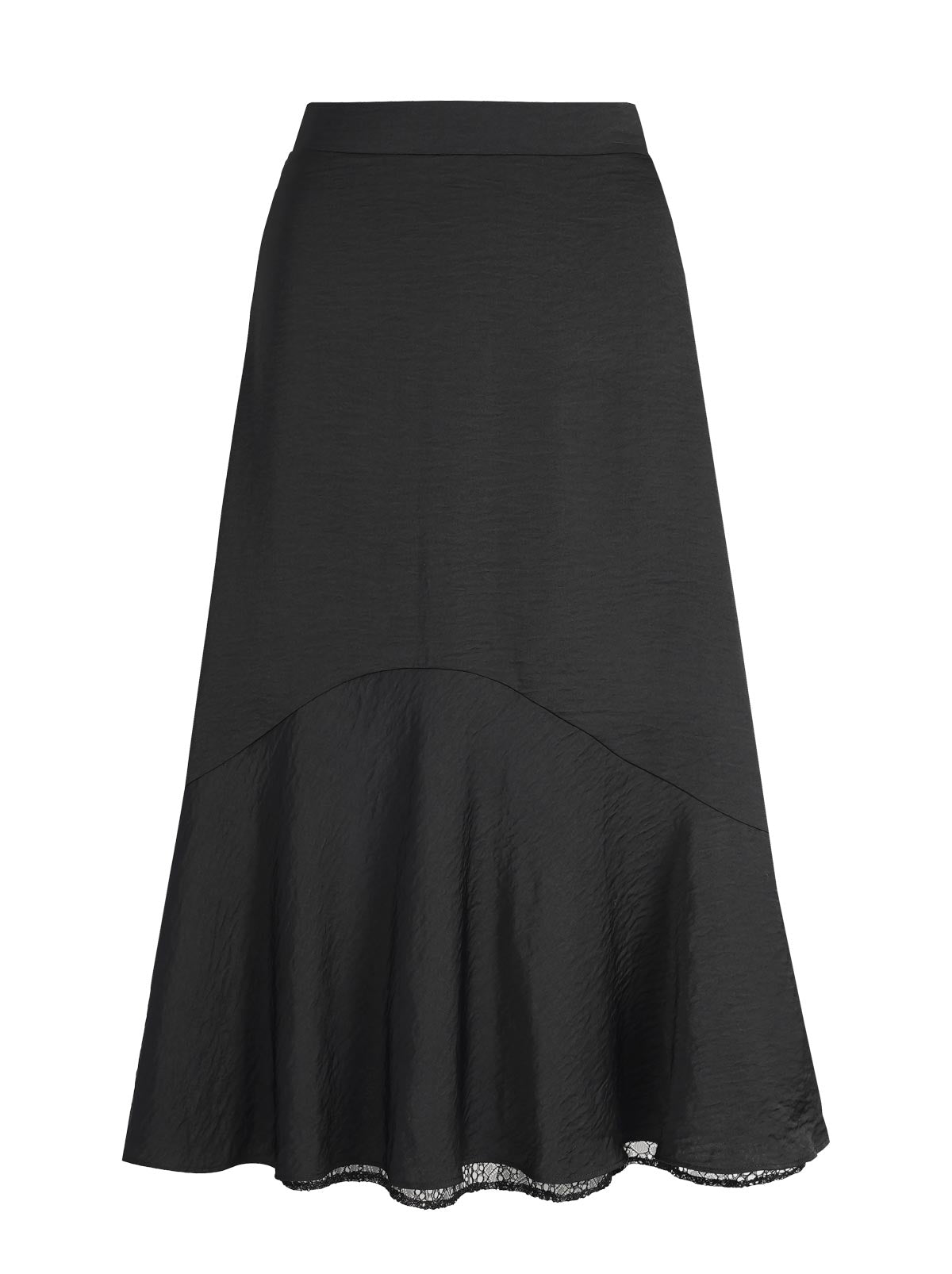 Haven Lace Hem Skirt in Anthracite | Jessica Simpson Women