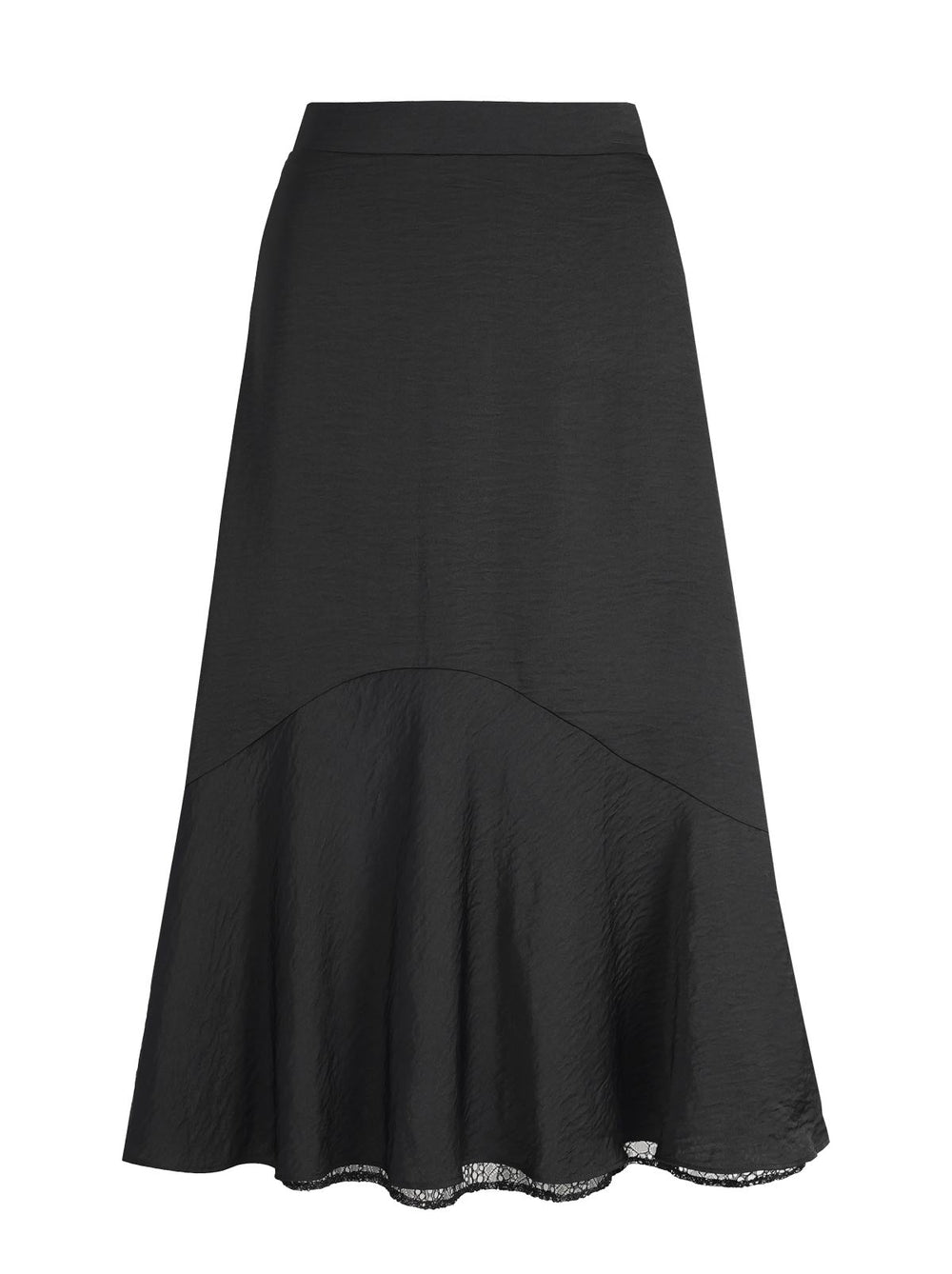 Haven Lace Hem Skirt in Anthracite | Jessica Simpson Women