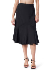 Haven Lace Hem Skirt in Anthracite | Jessica Simpson Women