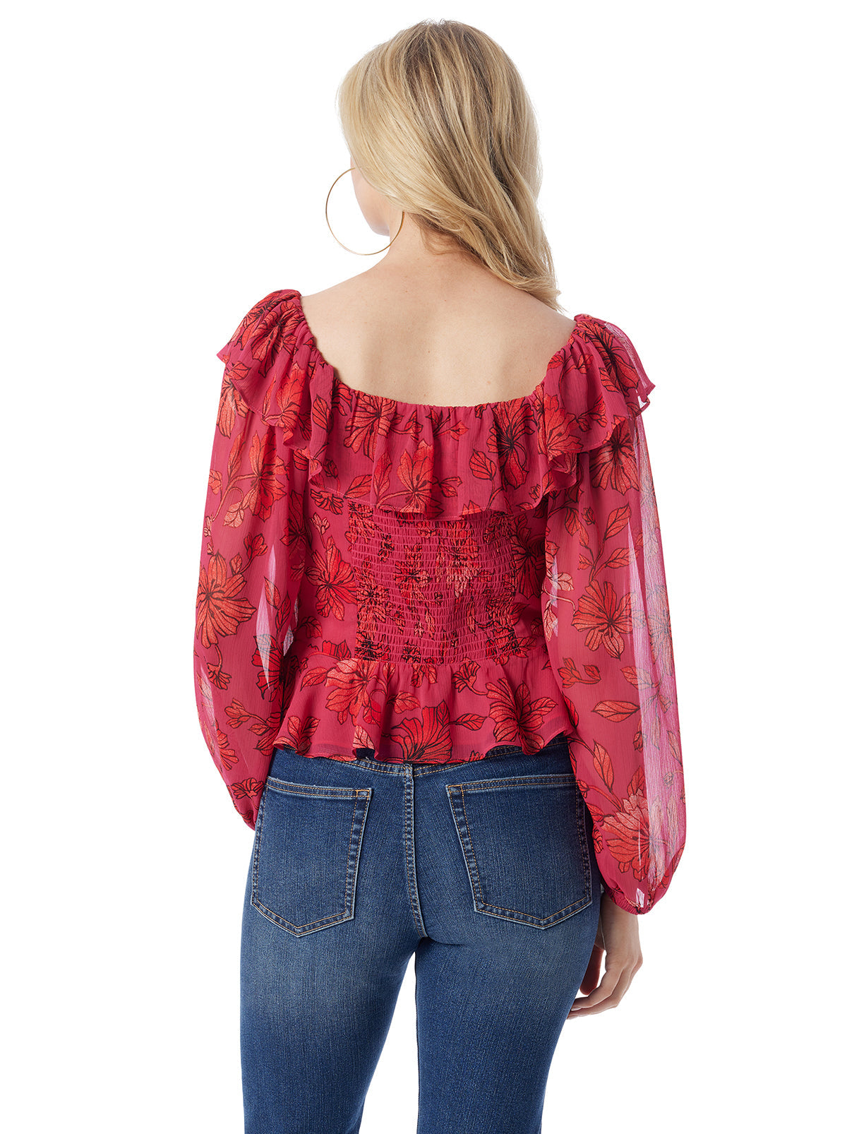Aki Blouse in Outlines Blossoms | Jessica Simpson Women