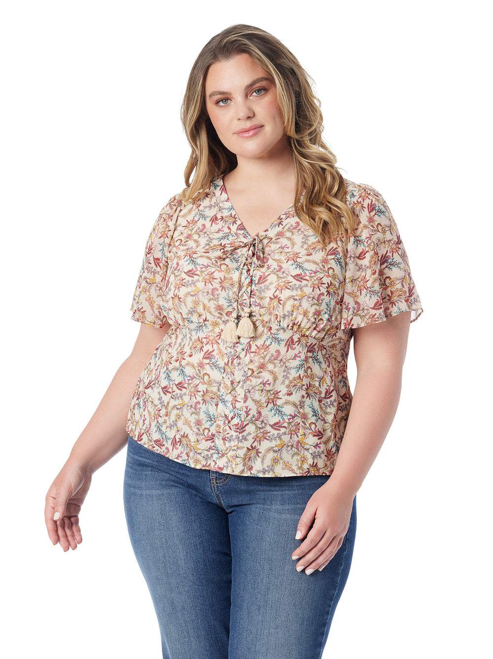Katrin Blouse in Cartoon Florals | Jessica Simpson Women