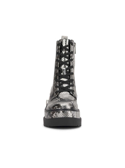 Imelda Combat Boot in Chrome Snake | Jessica Simpson Women