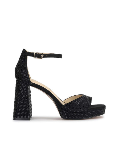 Kaliah Platform Sandal in Black Embellished | Jessica Simpson Women