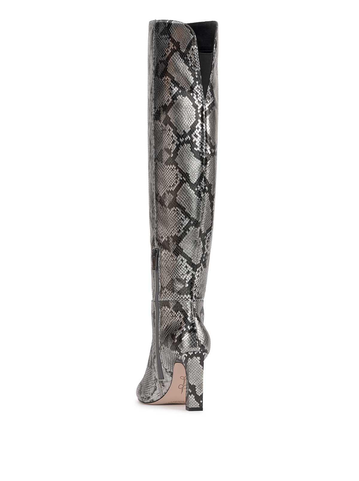 Mistia Over The Knee Boot in Chrome Snake | Jessica Simpson Women