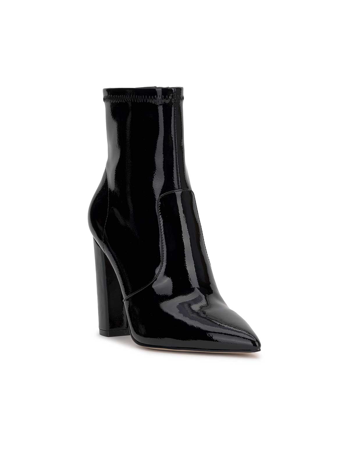 Narelle Pointed Toe Bootie in Black Patent | Jessica Simpson Women