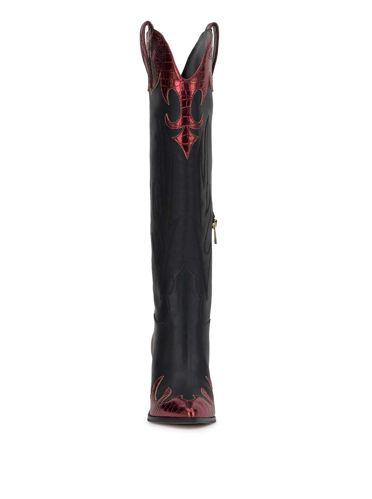 Rhetta Western Boot in Black & Oxblood | Jessica Simpson Women