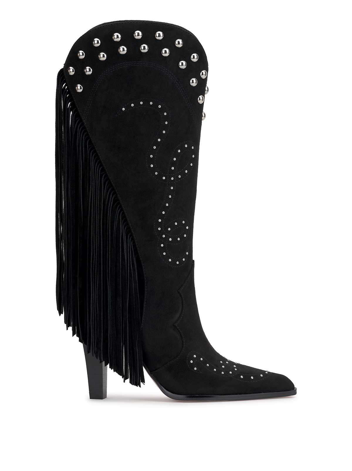 Rosera Studded Fringe Boot in Black | Jessica Simpson Women