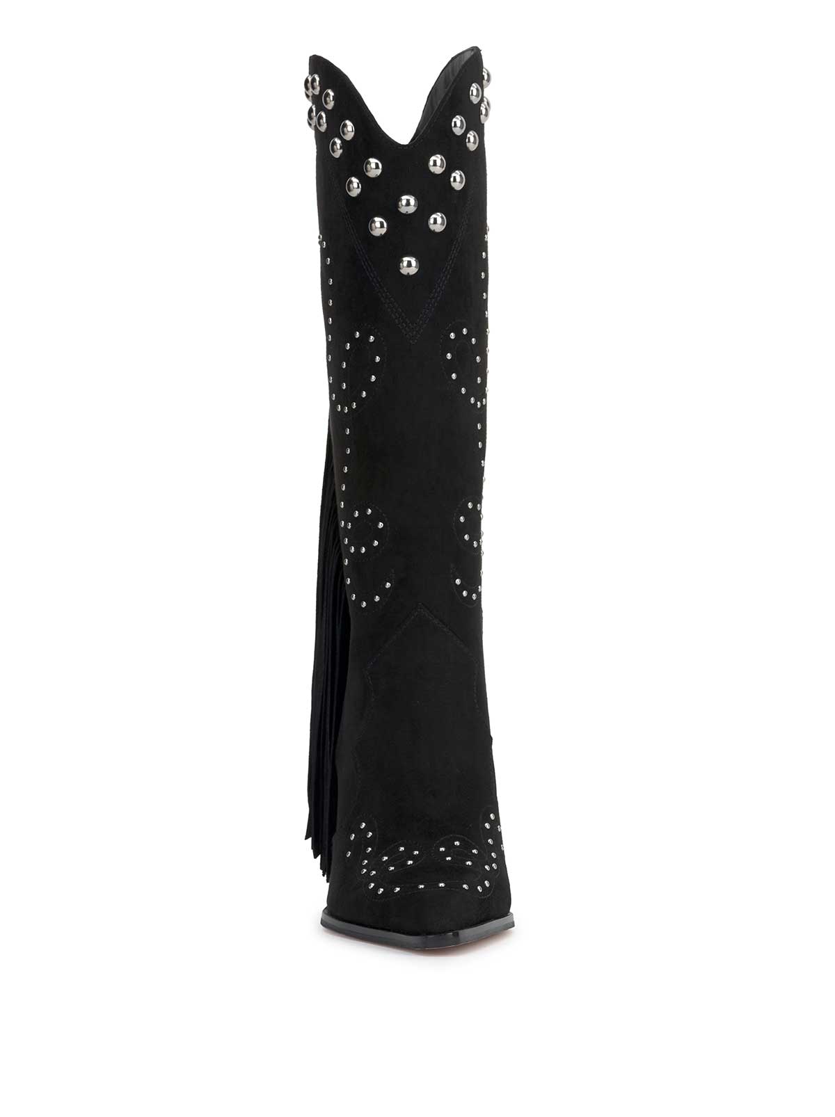 Rosera Studded Fringe Boot in Black | Jessica Simpson Women
