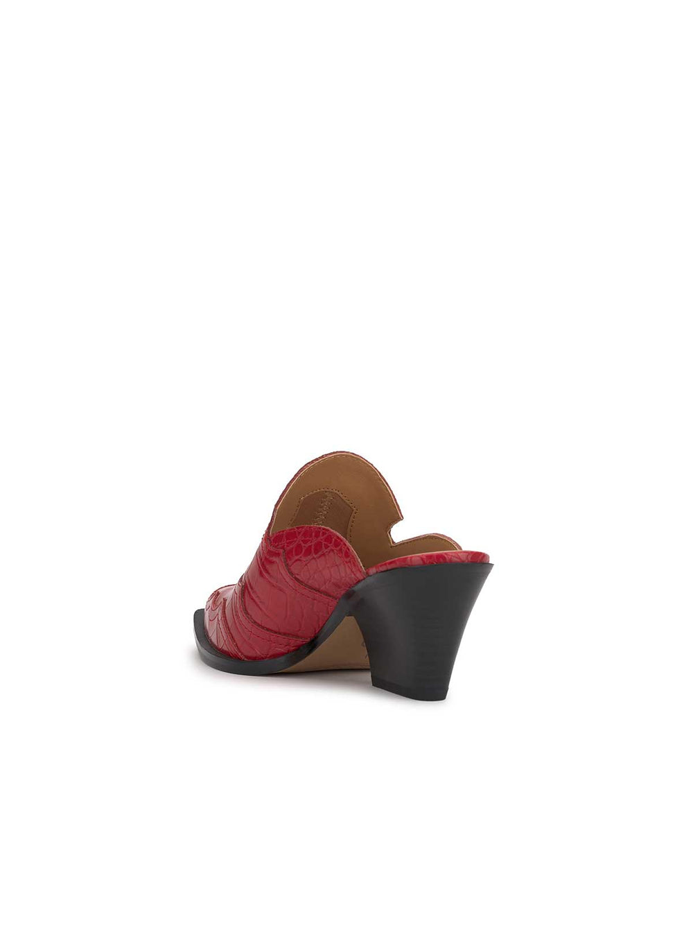 Zurina Heeled Mule in Red Muse | Jessica Simpson Women