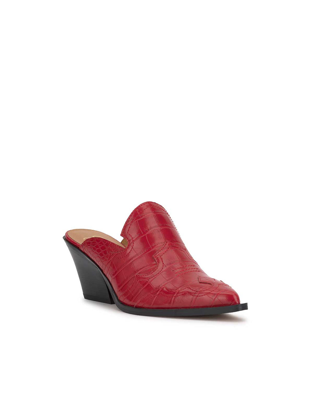 Zurina Heeled Mule in Red Muse | Jessica Simpson Women