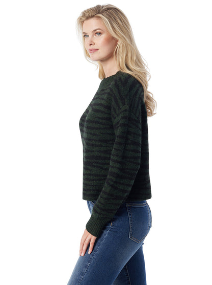 Portia Sweater in Animal Jacquard | Jessica Simpson Women