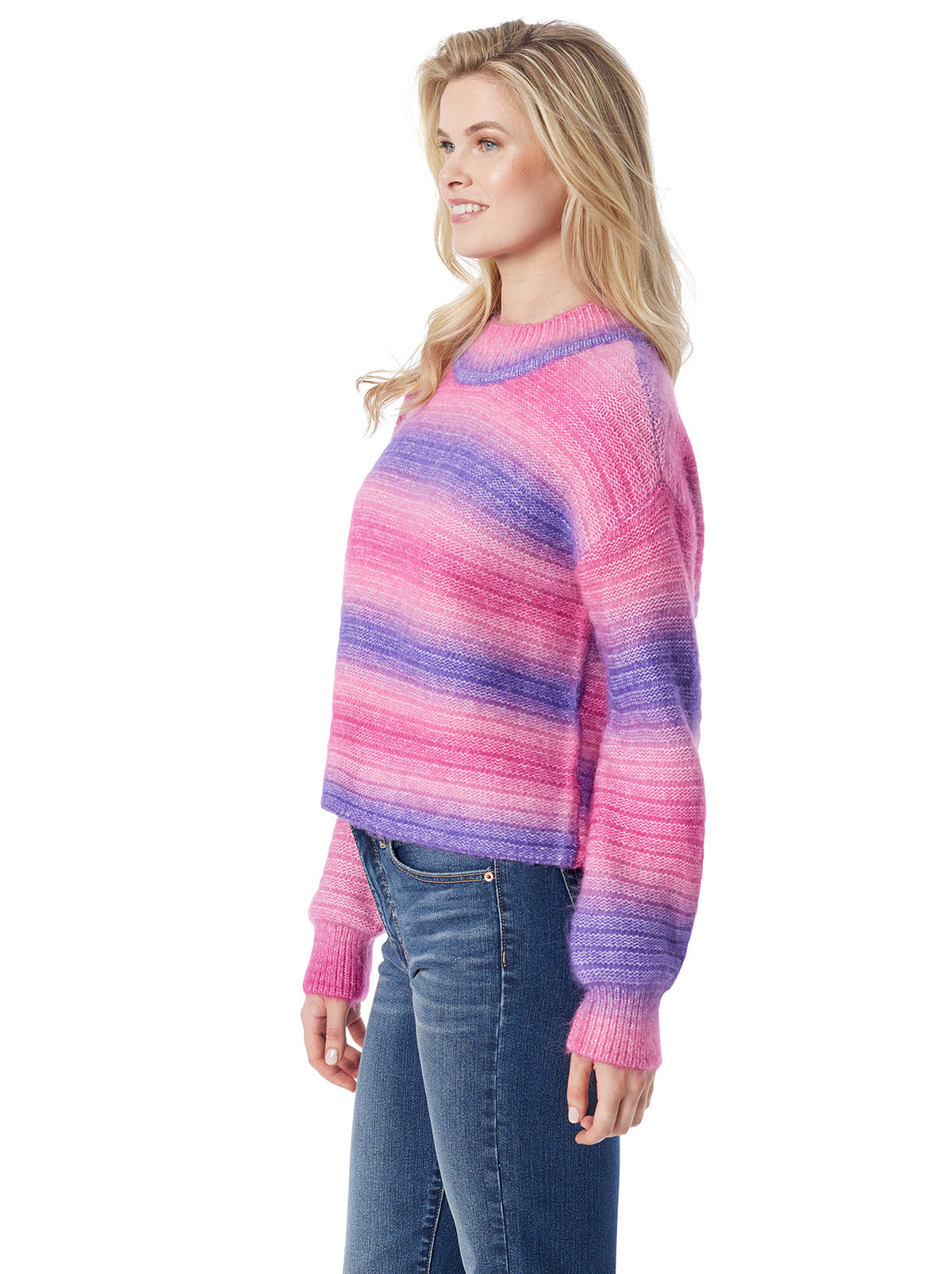 Portia Sweater in Royal Purple Combo | Jessica Simpson Women