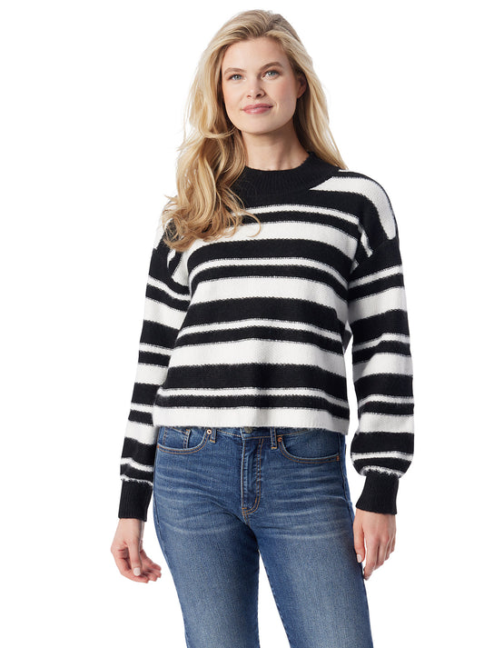 Portia Sweater in Anthracite Combo | Jessica Simpson Women