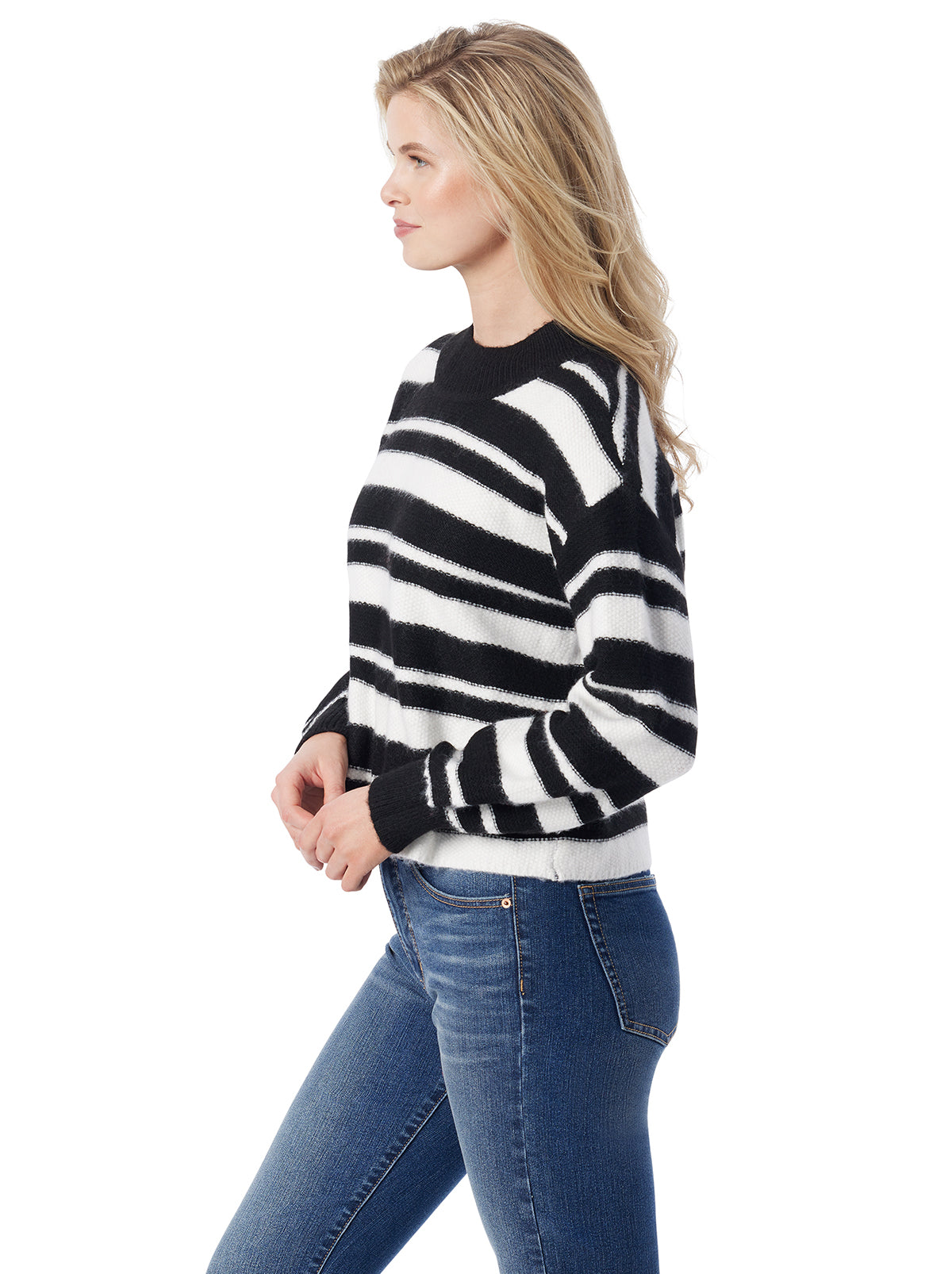 Portia Sweater in Anthracite Combo | Jessica Simpson Women