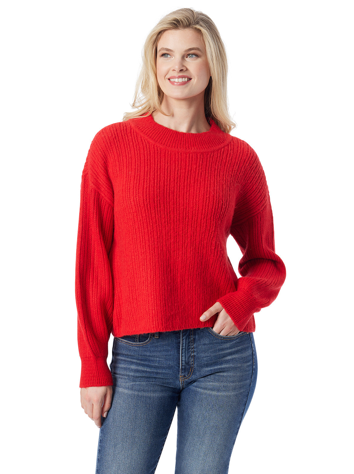 Portia Sweater in Goji Berry | Jessica Simpson Women