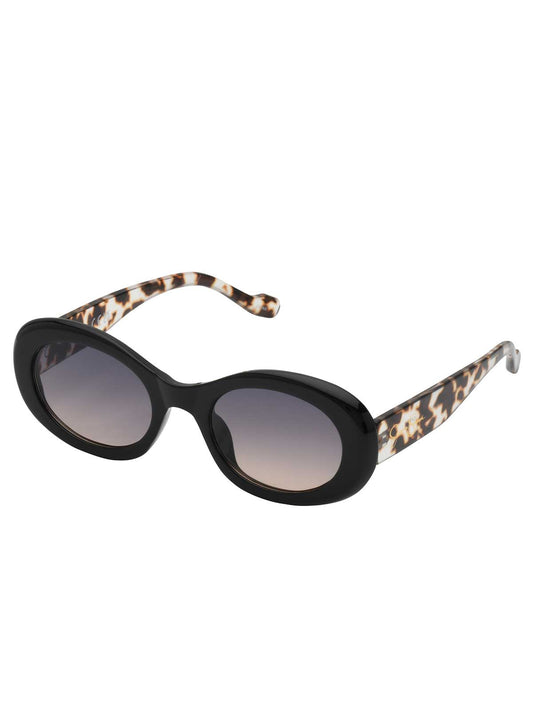 Iconic Vintage Oval Sunglasses in Black | Jessica Simpson Accessories