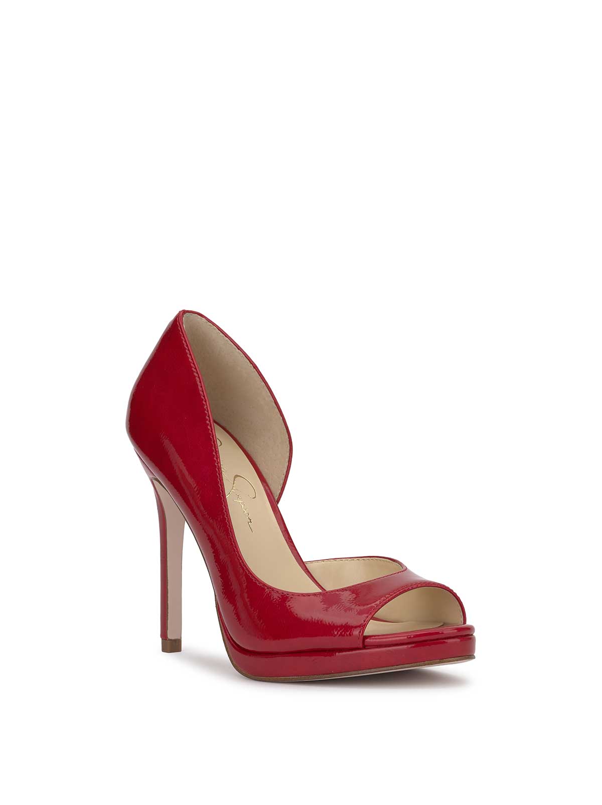 Kimli Peep Toe Pump in Red Muse | Jessica Simpson Women