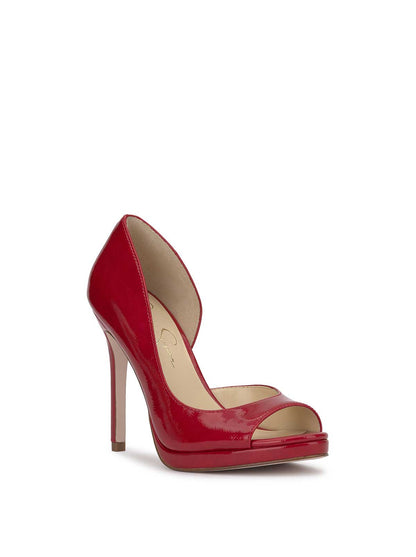 Kimli Peep Toe Pump in Red Muse | Jessica Simpson Women