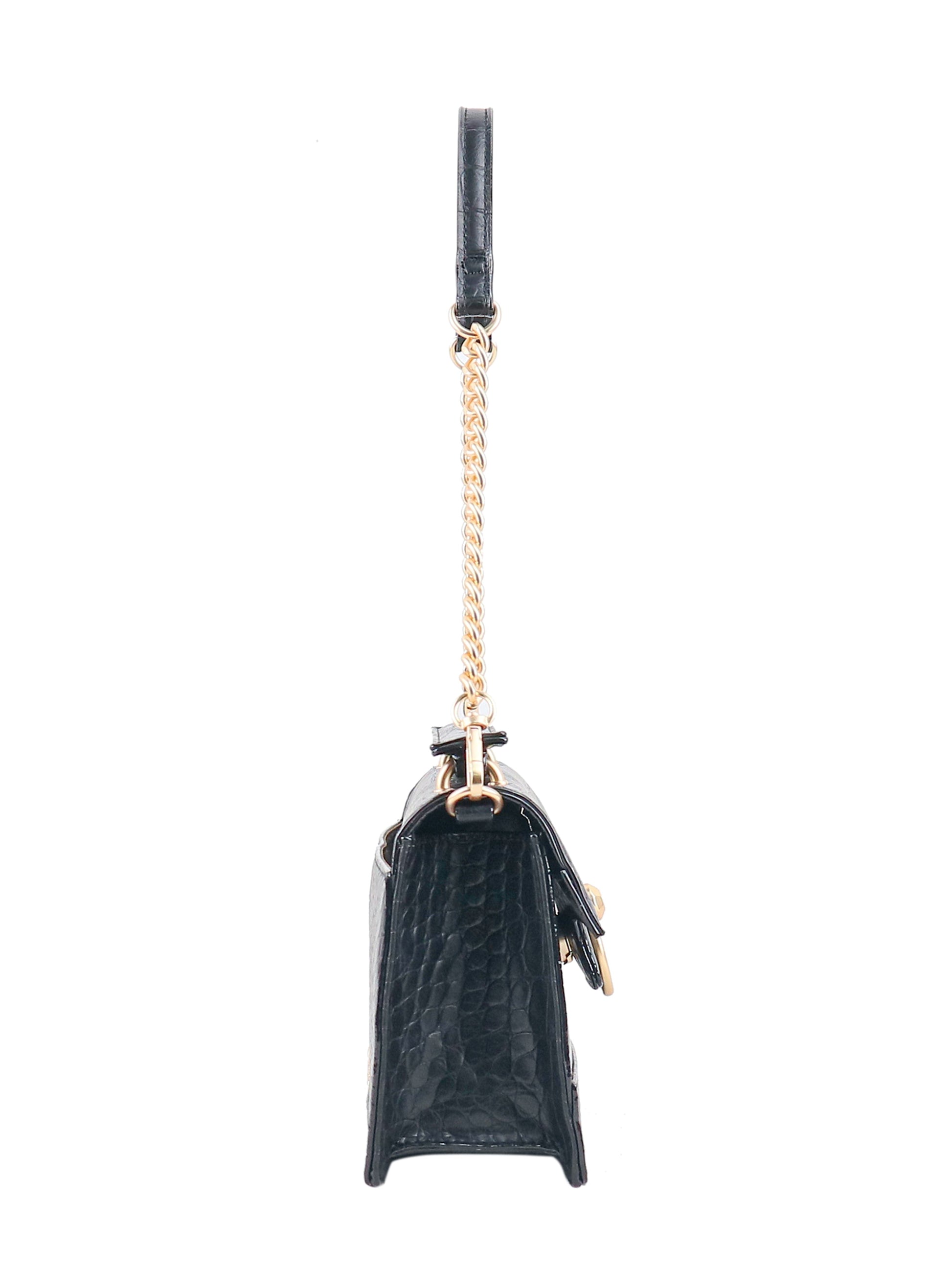 Brooke Clutch in Black Croco | Jessica Simpson Accessories