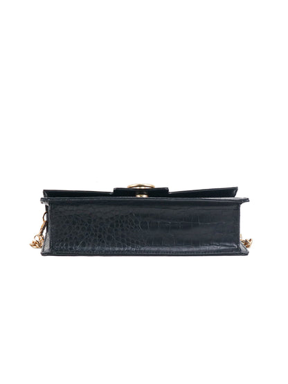 Brooke Clutch in Black Croco | Jessica Simpson Accessories