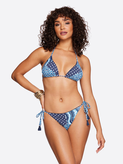 Reversible Triangle Bikini Top in Shibori | Jessica Simpson Women