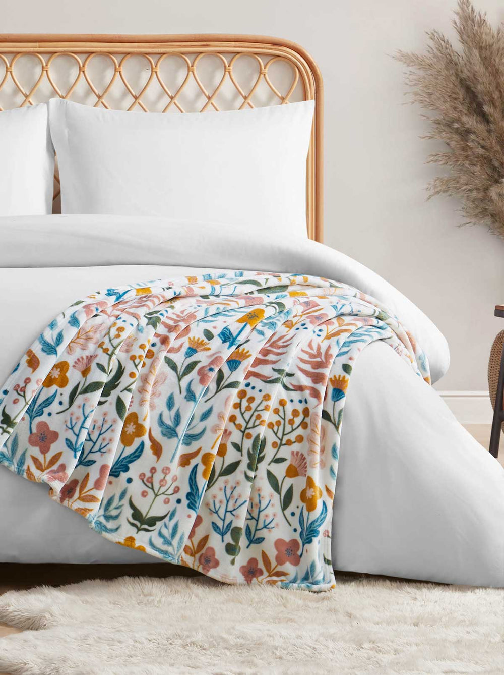 Mila Plush Throw in Blush | Jessica Simpson Home