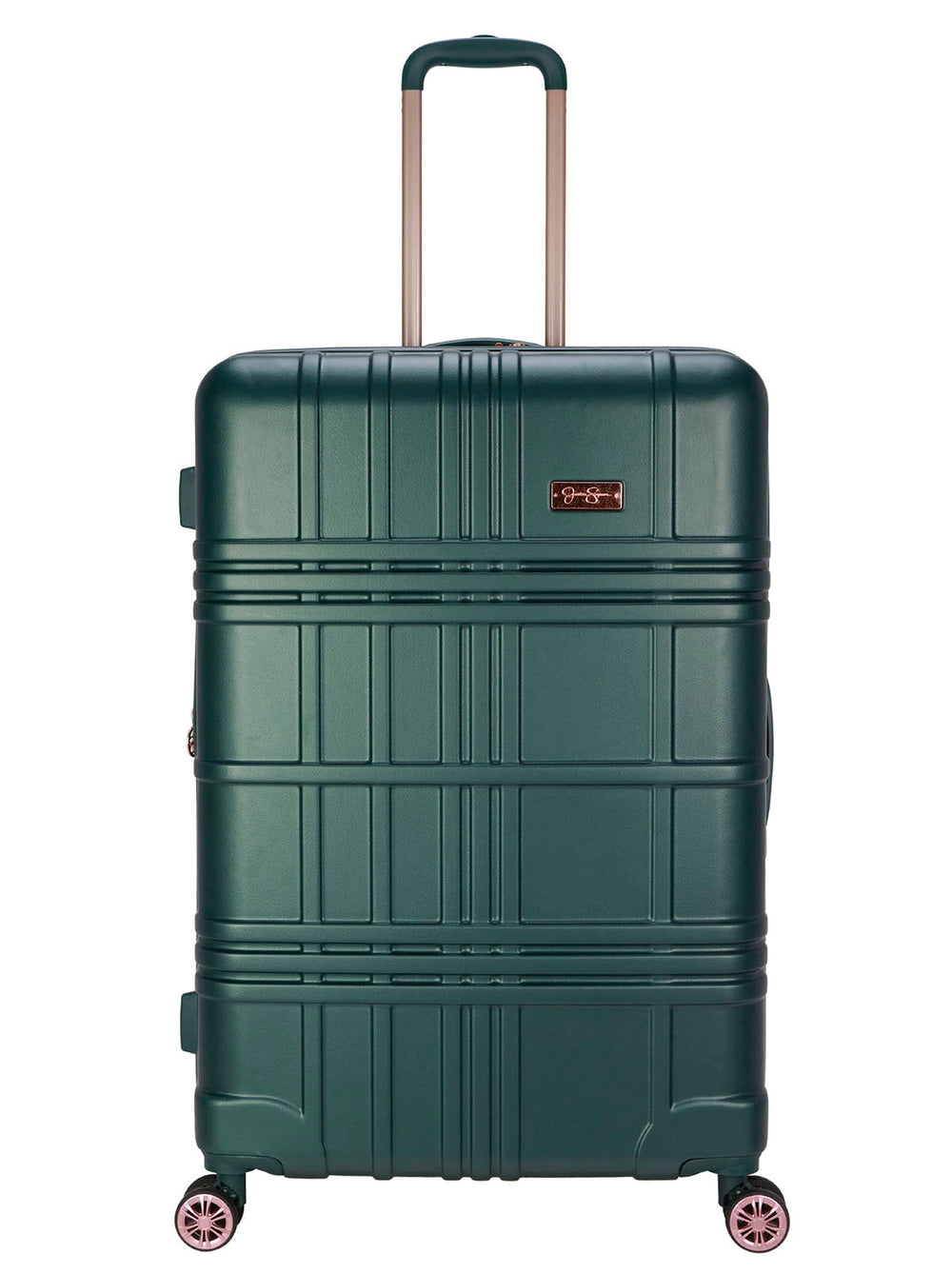 Jewel Plaid Luggage Collection in Jade | Jessica Simpson Home