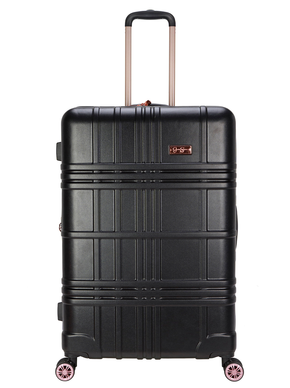 Jewel Plaid Luggage Collection in Black | Jessica Simpson Home